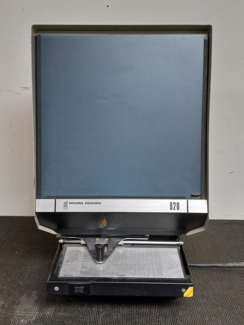 For Parts | Micro Design 920 Microfiche Viewer