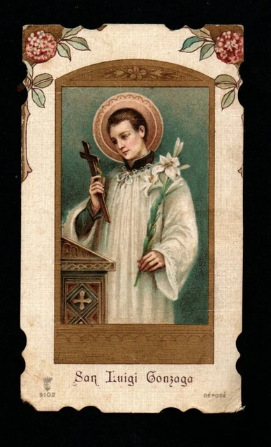 b237 Santino Santa Lega Eucaristica SLE S.L.E. 9102 San Luigi Gonzaga