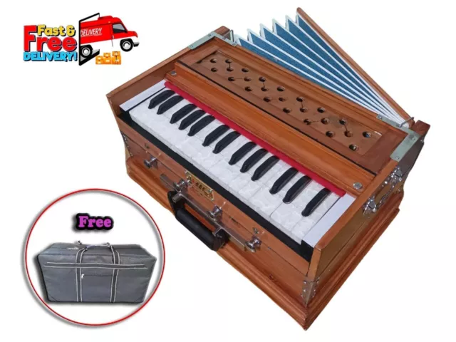 Harmonium 4 Stopper Musical Instrument High Class Sound Double Bellow 32 Key