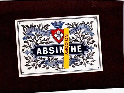 Absinthe Etiquette neuve d' ABSINTHE DES ALPES COMOZ Chambéry 73 