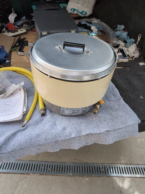 Commercial Gas Rice Cooker 10L 20L Capacity 50-100 cups Heavy Duty
