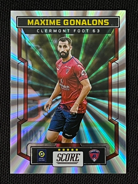 JIM ALLEVINAH (CLERMONT Foot) Panini Score Ligue 1 2023-2024 Gris Laser
