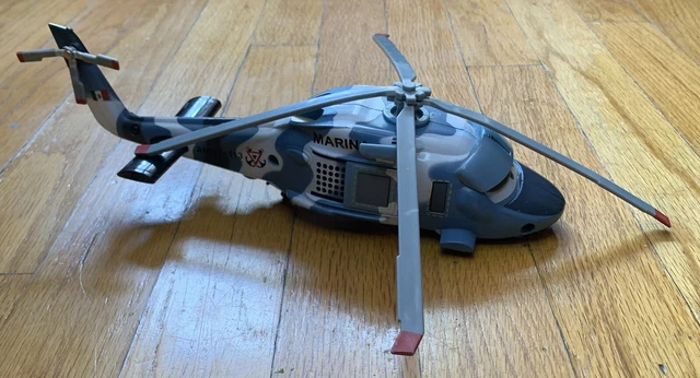 Jouets d'exposition d'hélicoptère à échelle 1/144, avec support moulé sous