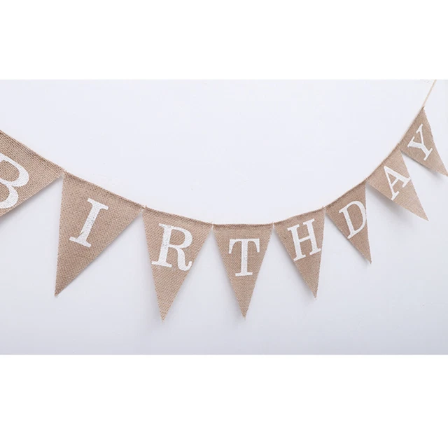 BIRTHDAY SWALLOWTAIL BANNER Birthday Pennant Banner Baby Shower Bunting