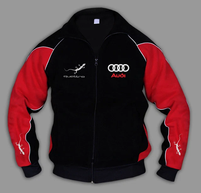 Audi Sport Zipoff Jacke – Schwarz, Größe L, 100% Polyester, Ärmel Abzippbar, Kapuze, Logoprint Auf Rücken Audi Sport Zipoff Jacke – Schwarz, Größe L, 100% Polyester, Ärmel Abzippbar, Kapuze, Logoprint Auf Rücken