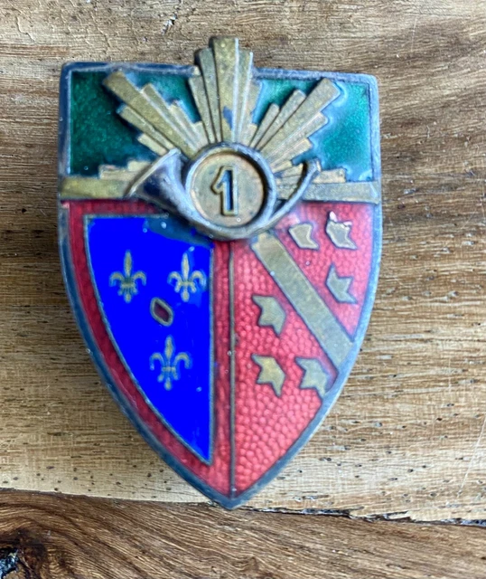 Insigne Alu Peint 1940 Savoie - Chasseurs Ou Civil - Original Augis Lyon - TBE