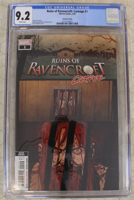 RUINS OF RAVENCROFT: CARNAGE #1 2nd print CGC 9.4 (2020) 1st app Cortland Kasady