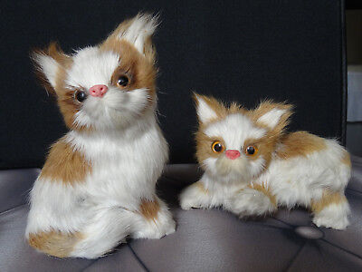 chat miniature en porcelaine,collection,animal, poes,roux  *S2-5 cat kat 