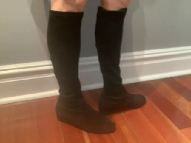 Stuart Weitzman knee-high black boots size 7