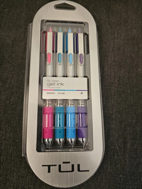 TUL Gel Ink Retractable COLOR PEN SET for School Business Art College Gift
