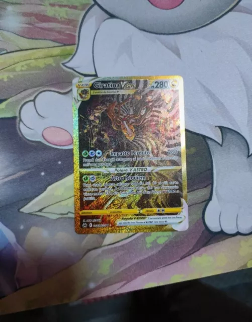 Pokemon - 212/196 GIRATINA V ASTRO Gold Full Art - Origine Perduta - ITA -  MINT