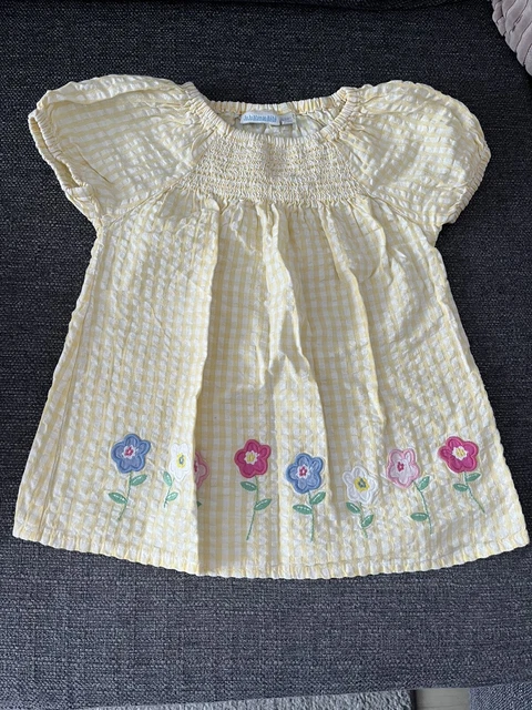 jojo maman bebe 3-4 girls smocked top