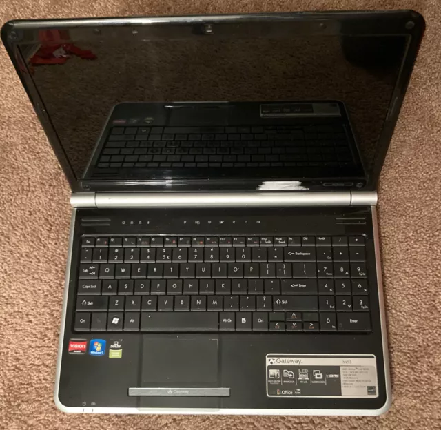 Gateway Laptop Computer Model MS2285 Windows XP 2005 FOR PARTS ONLY NOT WORKING