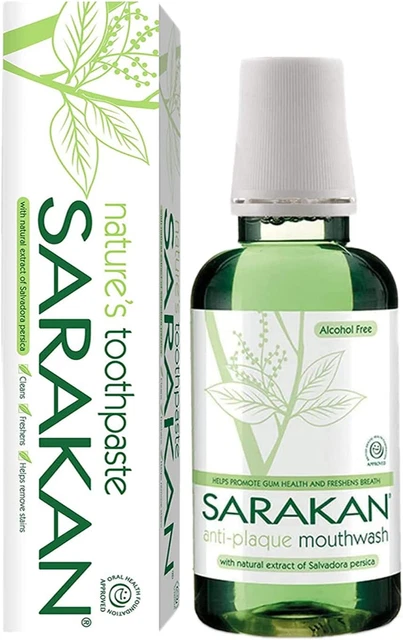 Sarakan Nature's Dental Care Kit Zahnpasta 50ml & Mundwasser 300ml