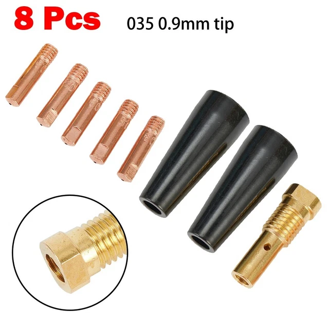 Kit De 8 Buses Et Embouts Pour Poste à Souder MIG Forney 140 FC-i - Marque Eddyweld
