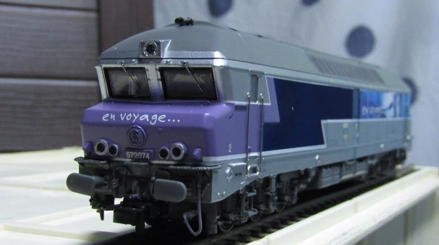 Locomotive Diesel CC72000 - 572074 - Livrée  Voyage  - HO - Jouef HJ2059 - NEUF