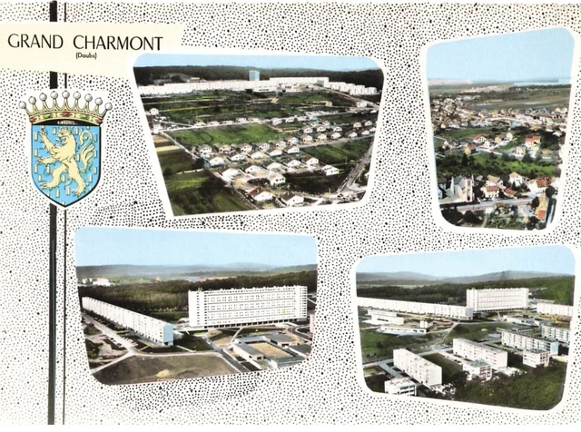 25 Grand Charmont #20572 Vues Multiples Aerienne Blasson