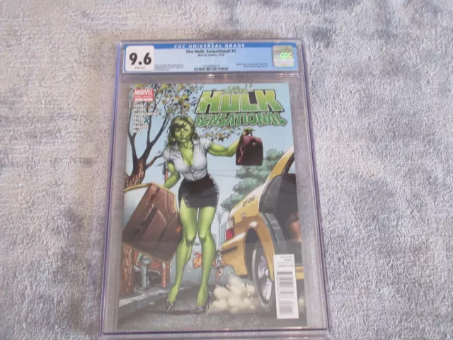 She-Hulk Sensational # 1,  CGC 9.6 Marvel One Shot comics 2010-Near Mint