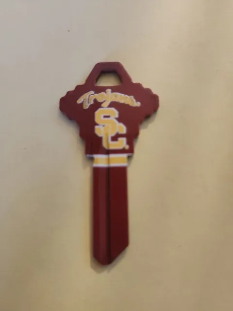 California Trojans USC house key blank Schlage