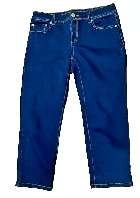 INC International Concepts women's cropped cotton stretch jeans US Size 8P