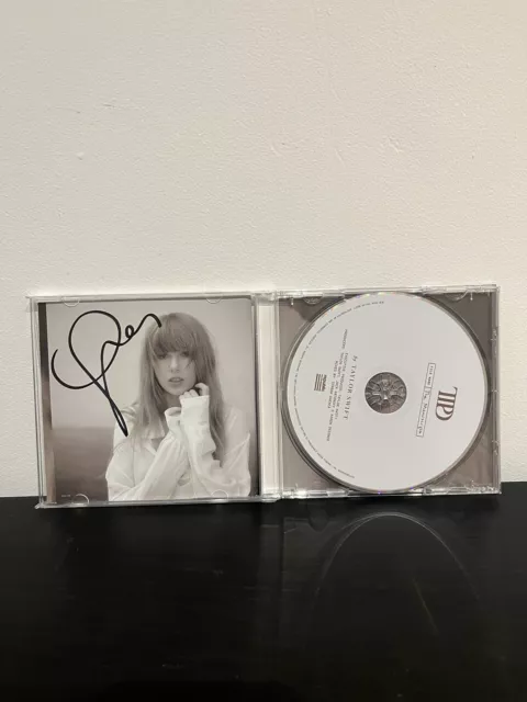 Taylor Swift gefolterte Dichter Abteilung CD Das Manuskript - handsignierte Beilage ✅