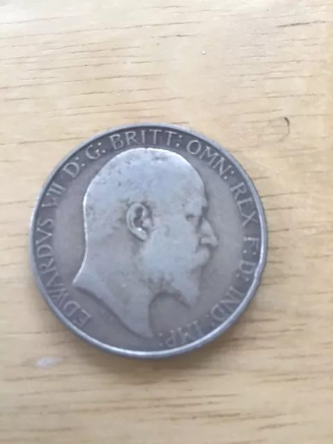 Edward VII Florin 1907 Fine Condition