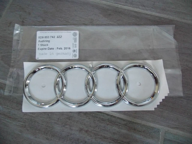 LOGO EMBLÈME SLine Calandre Avant Gris Chrome Pour Audi EUR 22,90 - FR