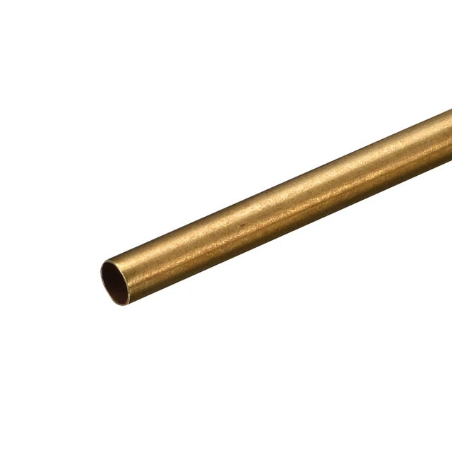 Tubo rotondo ottone 4 mm OD 0,2 mm spessore parete 250 mm lunghezza tubo
