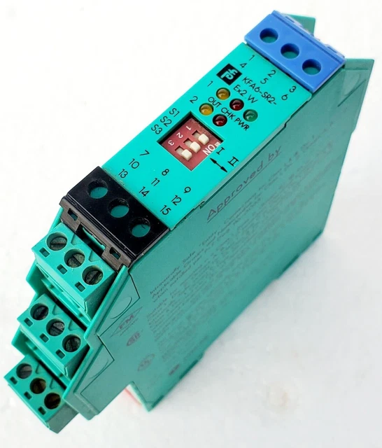 PEPPERL+FUCHS KFA6-SR2-EX2.W SWITCHING Amplifier P/N:103373 £84.44 ...