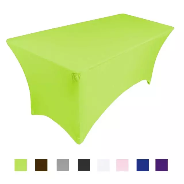 Nappe Extensible Ajustée En Polyester de 6 Pieds Facile à Mettre, Dessus de