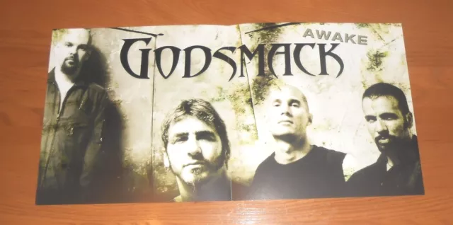 Godsmack Awake 2-Sided Flat Square 2000 Promo Poster 24x12