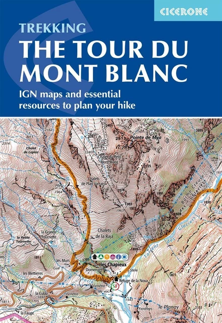 TOUR DU MONT Blanc Map Booklet: IGN maps and essential resources to ...