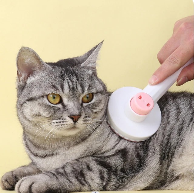 Pet Hair Remover Self Cleaning Dog Cat Comb Grooming Massage Deshedding Brush