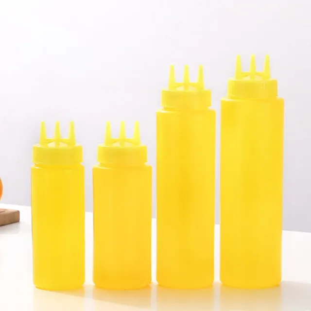 Ölquetschflasche nachfüllbar Lebensmittelqualität große Kapazität Gewürzflaschen 3 Loch 3
