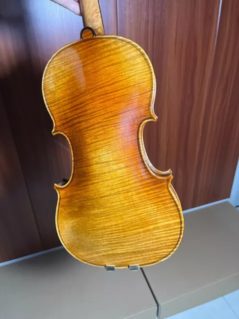 masterpiece 4/4 violin-ready to play clear grain sweet sound quality solid wood