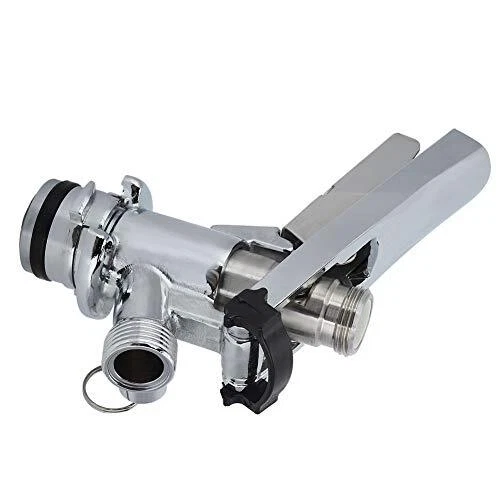 Andraw U Keg Coupler Draft Beer Dispenser CorrosionResistant G5/8 Stainless S...