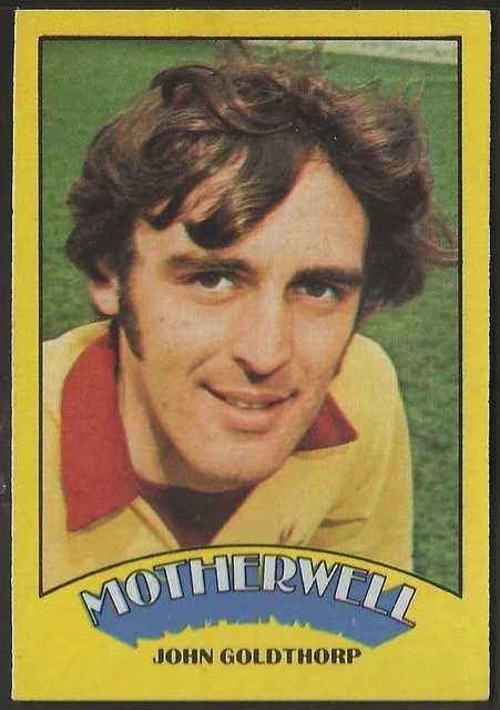 A&Bc-Football 1974 Scottish (Green Back 001-132)-#082- Motherwell - Goldthorp