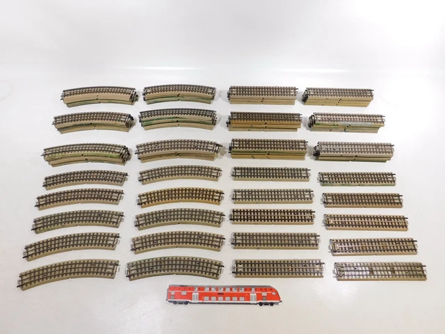 Marklin - Lot De 2 Boîtes De 10 Rails Droits Voie M Réf. 3600 D 1/1 - Échelle H0 1/87