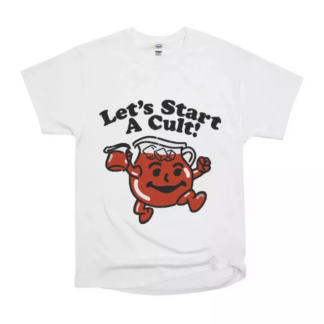 Let's Start a Cult Goth Funny Art Gift Tee Classic NWT Gildan S-5XL T-Shirt