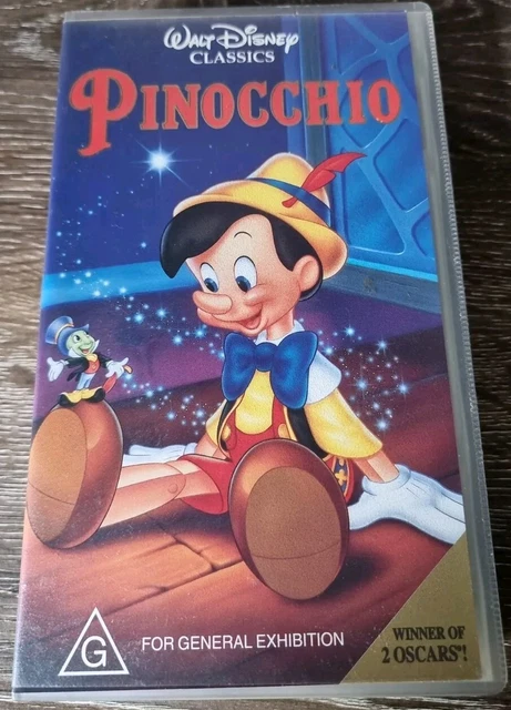 Pinocchio Menu WALT DISNEYS CLASSICS Pinocchio Vhs $24.97 - PicClick AU