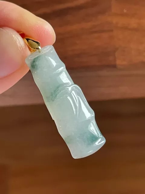 100% untreated Genuine Burmese Grade A Jade Pendant Jadeite 純天然翡翠A貨