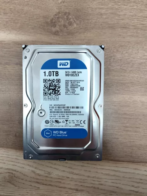 Western Digital BLUE WD10EZEX HDD Festplatte 3.5" 1TB 1000GB 7200RPM SATA