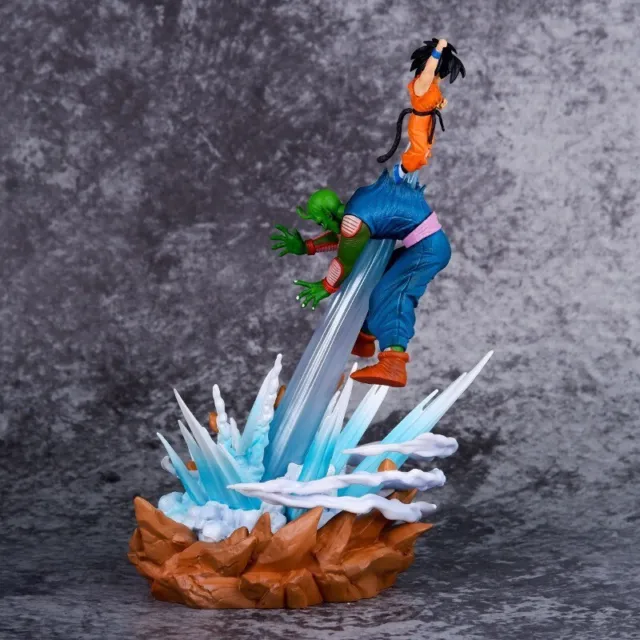 Figura de PVC de acción iluminada anime Dragon Ball Goku VS Piccolo nueva modelo de juguete sin caja