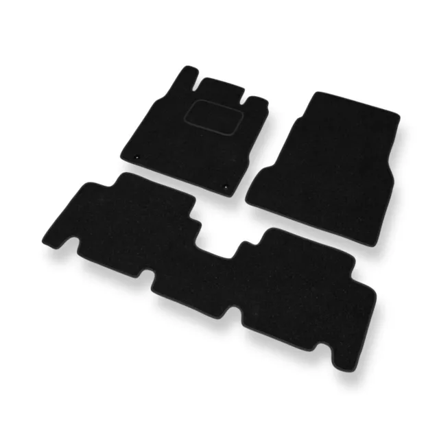 Tapis de sol en feutre pour: Mercedes-Benz Classe A W168 v.longue 1997-2004 noir