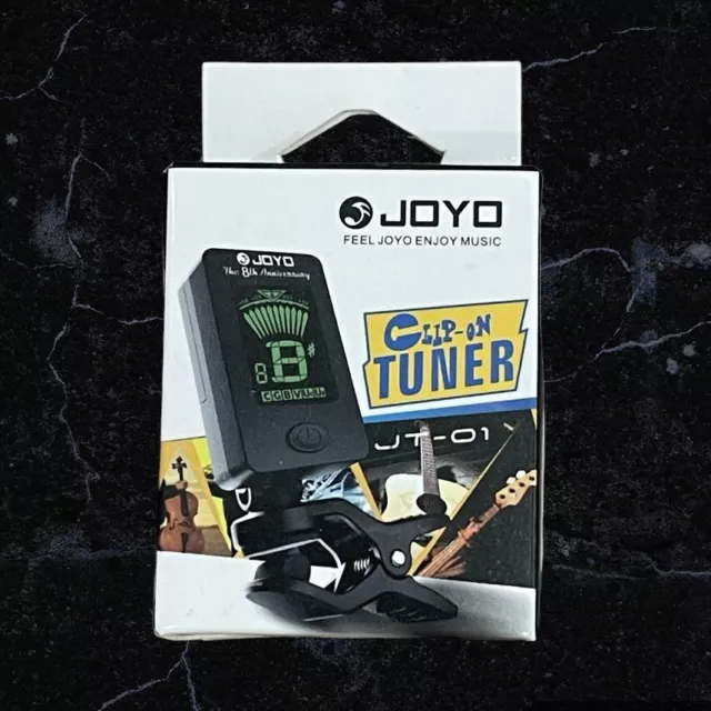 JOYO Digital Chromatic LCD Clip-On Electric Tuner for Bass Guitar Ukulele Violin