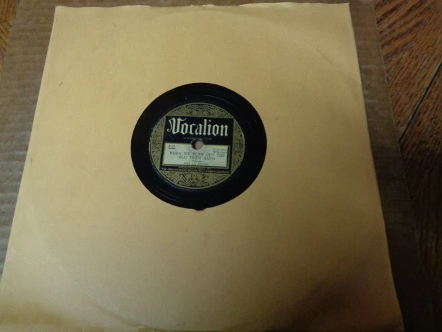 1929 VOCALION 78/BOB & MONTE-dúo vocal con banda... trío de estudio