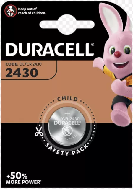 DL2430 DURACELL Lithium Battery CR2430 2430 K2430L