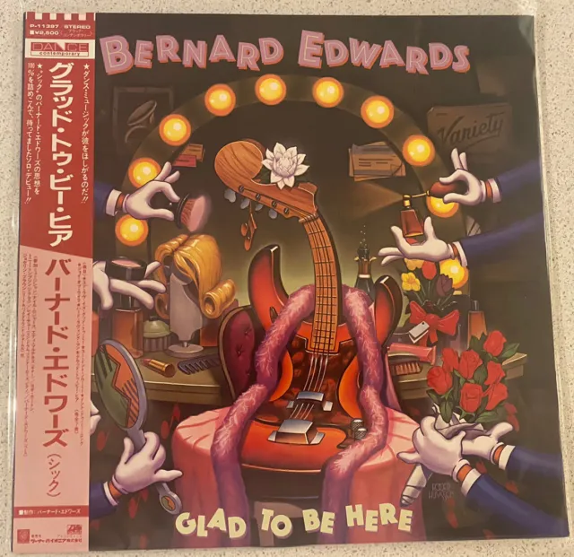 Bernard Edwards – Glad To Be Here (LP) Japan W/OBI P-11397