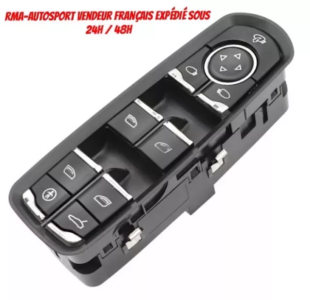 Bouton de commande Lève Vitre Porsche Panamera Cayenne Macan ref : 7PP959858MDML
