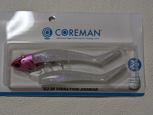 COREMAN•VJ-36•VIBRATION.JIGHEAD✖⑧ CORE MAN VJ-36 Vibration Jig Head PH Kaimura Pearl Used